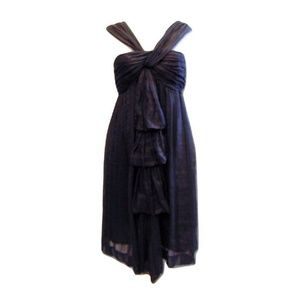 Robert Rodriguez poet style front dress gray Sz 10